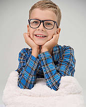 Підліткова бавовняна піжама для хлопчика комплект домашній на гудзиків ТуреччинаTom John Family Look 89930с синя, фото 3