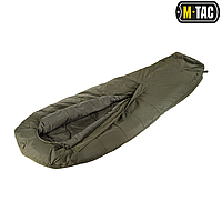 Спальный мешок кокон M-Tac Олива 230х80 см, спальный мешок с капюшоном, туристический спальник BRM