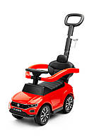 Машинка для катания Caretero (Toyz) VW T-Roc с родительской ручкой Red