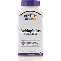 Смесь пробиотиков Acidophilus, 21st Century, 150 капсул OP, код: 7331258