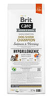 Сухий корм для виставкових собак усіх порід Brit Care Dog Show Champion 12 кг (лосось та оселедець), фото 4