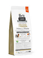 Сухий корм для виставкових собак усіх порід Brit Care Dog Show Champion 12 кг (лосось та оселедець), фото 5