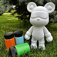 Флюидный медвежонок Bearbrick (Бербрик) набор для творчества 22 см (Мишка) копилка