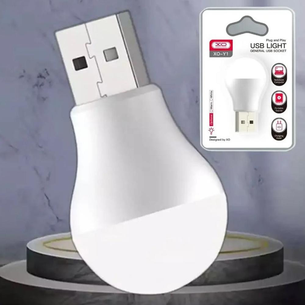 Лампочка підсвітка USB для повербанка ноутбука світлодіодна , Led лампочка юсб аварійне освітлення, фото 1