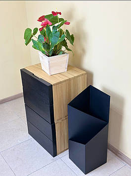 Корзина для парасольок в передрпокій коридор, металева 600х230х230 мм