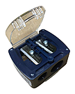 Професійна точилка косметичних олівців Aden Cosmetic Twin Sharpener, фото 2
