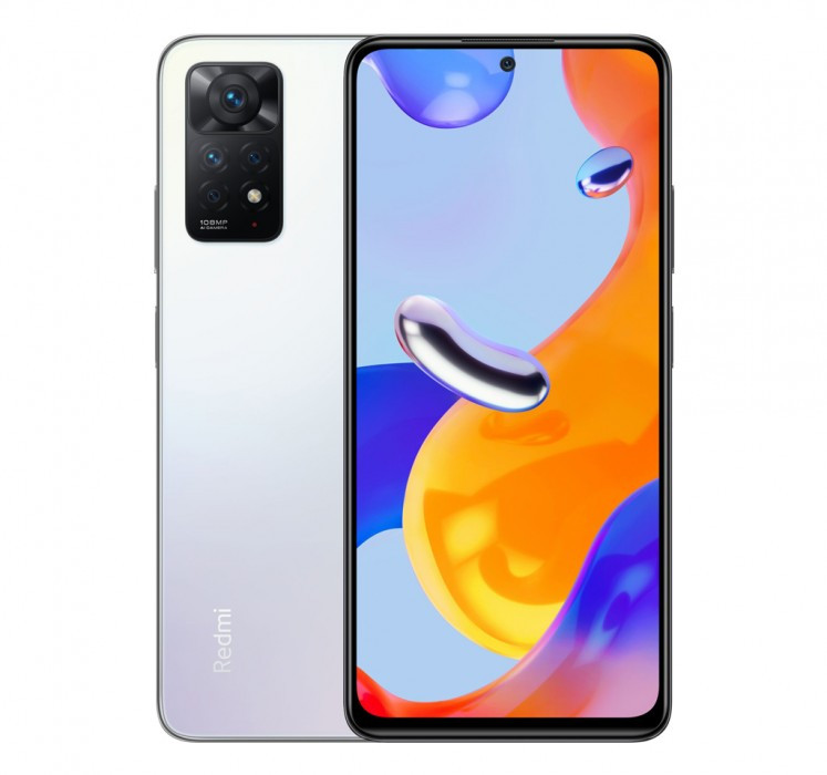 Смартфон Xiaomi Redmi Note 11 Pro 6/128GB Polar White Global, 108+8+2+2/16Мп, Helio G96 ,Super AMOLED 6.67"