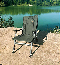 Крісло рибальське складне, туристичне F5R з підлокітниками M-Elektrostatyk