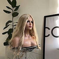 Парик KITTO HAIR с мини-имитацией кожи головы пшеничный блонд 70 см (8242)