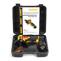 Акумуляторна болгарка DeWalt DCG125N-18V (18V, 2AH Ø 100 мм) кутова шліфмашина, КШМ, болгарка Деолт