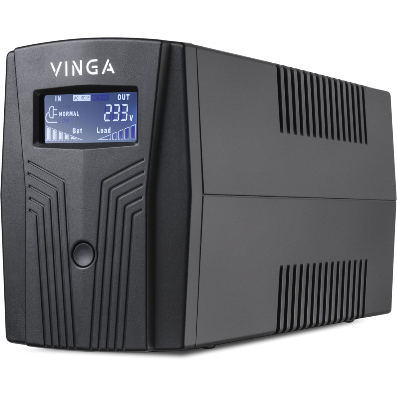 Джерело безперебійного живлення vinga lcd 1200va plastic case (vpc-1200p)