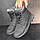 Зимові чоловічі черевики високі замшеві теплі на хутрі сірого кольору, фото 6
