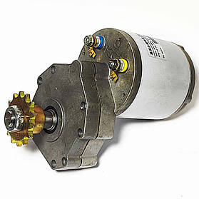 Електромотор редукторний 12 V 600 W 65 rpm