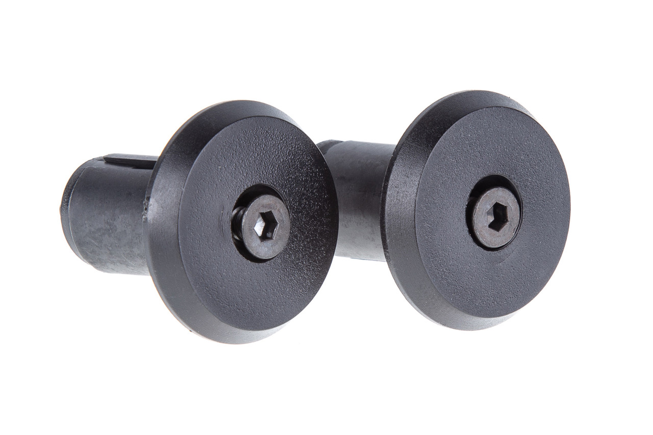 Заглушки руля ONRIDE End 50, в кермо, розпірні під 15-17 мм, пластик, чорний