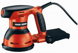 Шлиф.маш. BLACK&DECKER KA198-QS ексцентрикова, 260 Вт, 125 мм.