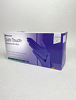 Перчатки нитриловые голубого цвета Medicom SafeTouch Advanced Slim Blue размер L