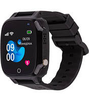Смарт-годинник розумний годиник для дітей AmiGo GO008 MILKY GPS WIFI Black