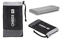 Рушник з мікрофібри ONRIDE Wipe 5 сірий (100х50) у чохлі