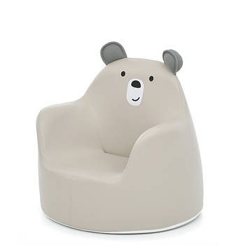 Дитяче крісло пуфик BAMBI M 5721 Bear сірий ведмедик