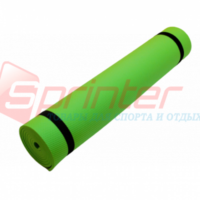 Килимок для фітнесу та туризму КВ-6106 Зелений, фото 1
