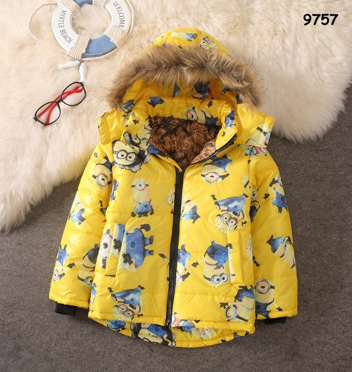 Демісезонна куртка Minions для хлопчика. 130 см