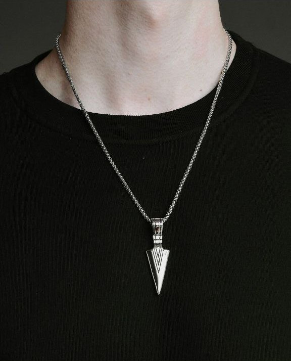 Шикарний чоловічий кулон Стріла наконечник Arrow підвіска