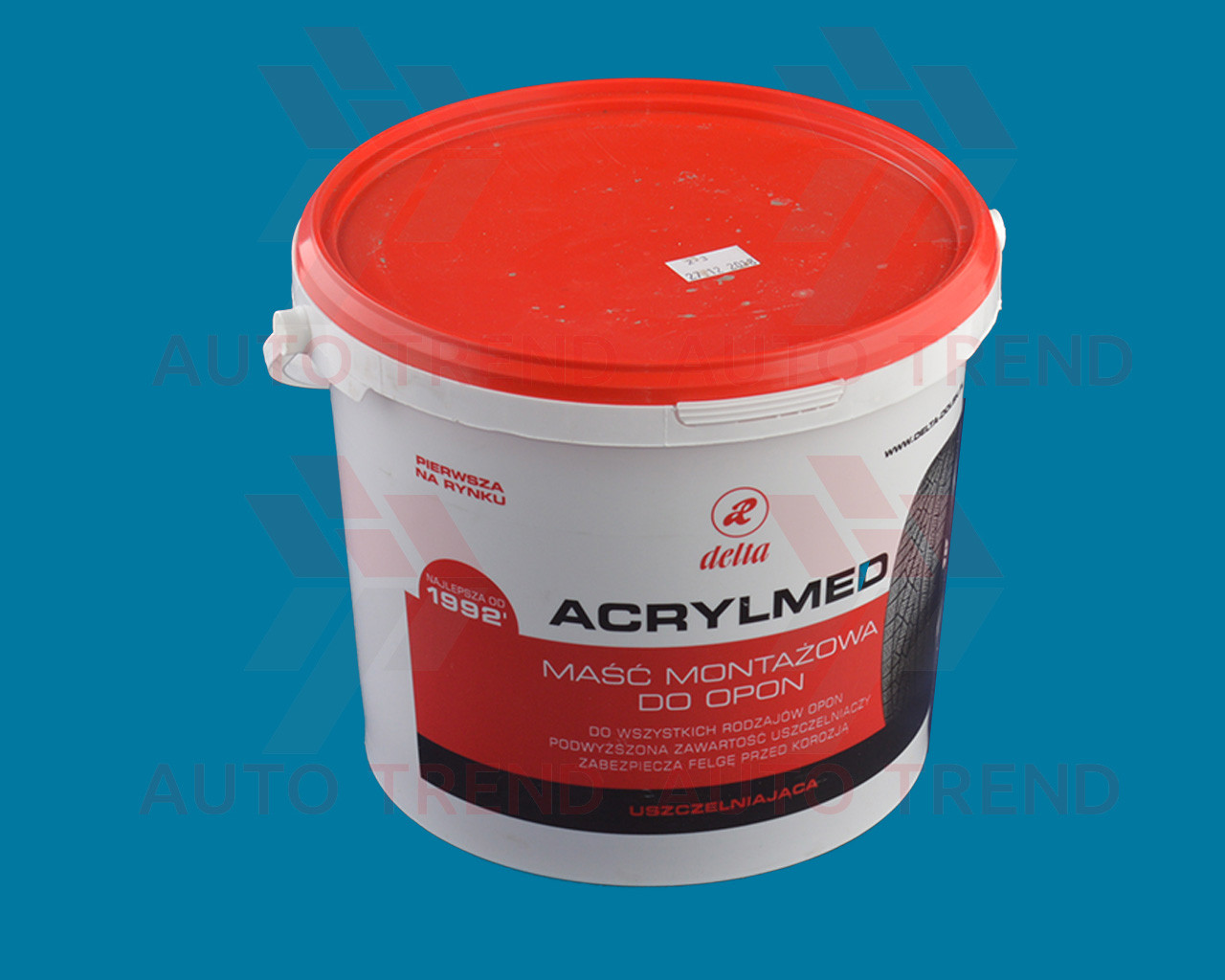 Паста монтажна Acrylmed Delta 4кг червона, з ущільнювачем бортів Польща