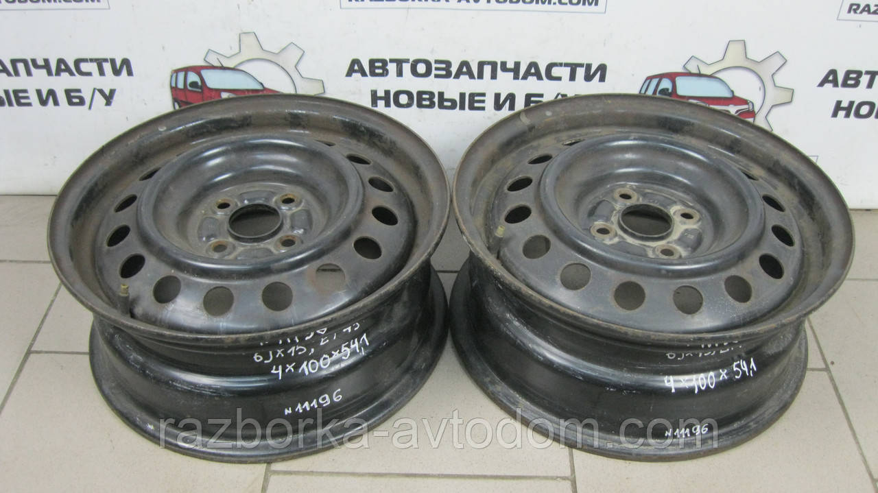 Диск колісний R15 Toyota Corolla E12, Corolla Verso, Yaris, Kia Stonic 6Jx15 4x100x54,1 ET45 OE:426111A480