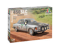 Збірна модель автомобіля Mercedes-Benz 450SLC Rally Bandama 1979 Italeri 3632