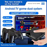 Ігрова ТВ-приставка M8 mini 4K на Android TV із вбудованим емулятором ретро-ігор та джойстиками, фото 7