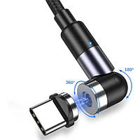 Магнітний кабель Essager Type-C 2m 2.1A 360° для заряджання смартфона