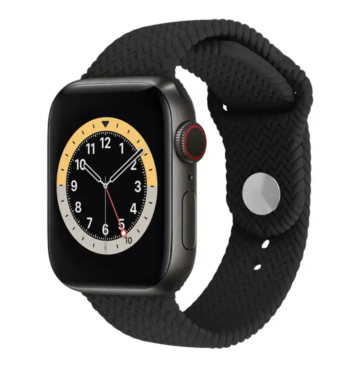 Ремінець BPNK Braided Loop Black для Apple Watch 45mm | 44mm | 42mm, фото 1