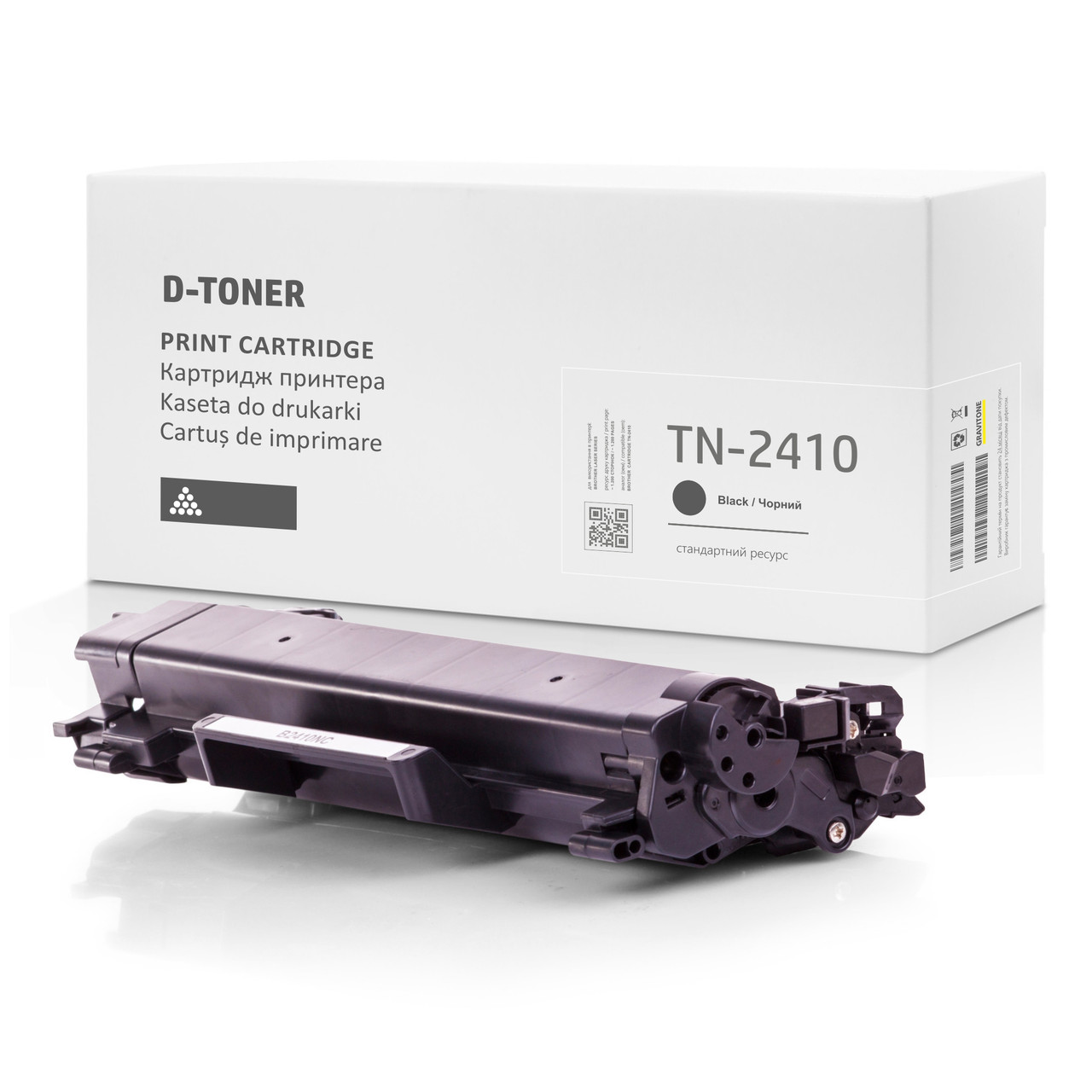 Сумісний картридж Brother TN-2410, місткість із тонер-порошком, 1.200 стор., аналог від Gravitone