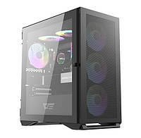 Корпус для ПК DarkFlash DLM200 Black M-ATX Glass Mini Tower Черный