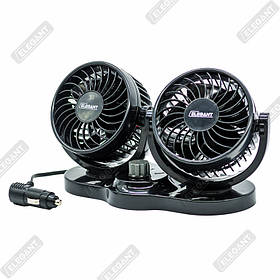 Подвійний обертовий вентилятор Elegant Maxi 12V 4"