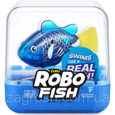 Promo Ціна! Інтерактивна іграшка Pets & Robo Alive S3 - Роборибка (синя) (7191-4) - тільки на ZaGrosh.com.ua, фото 1