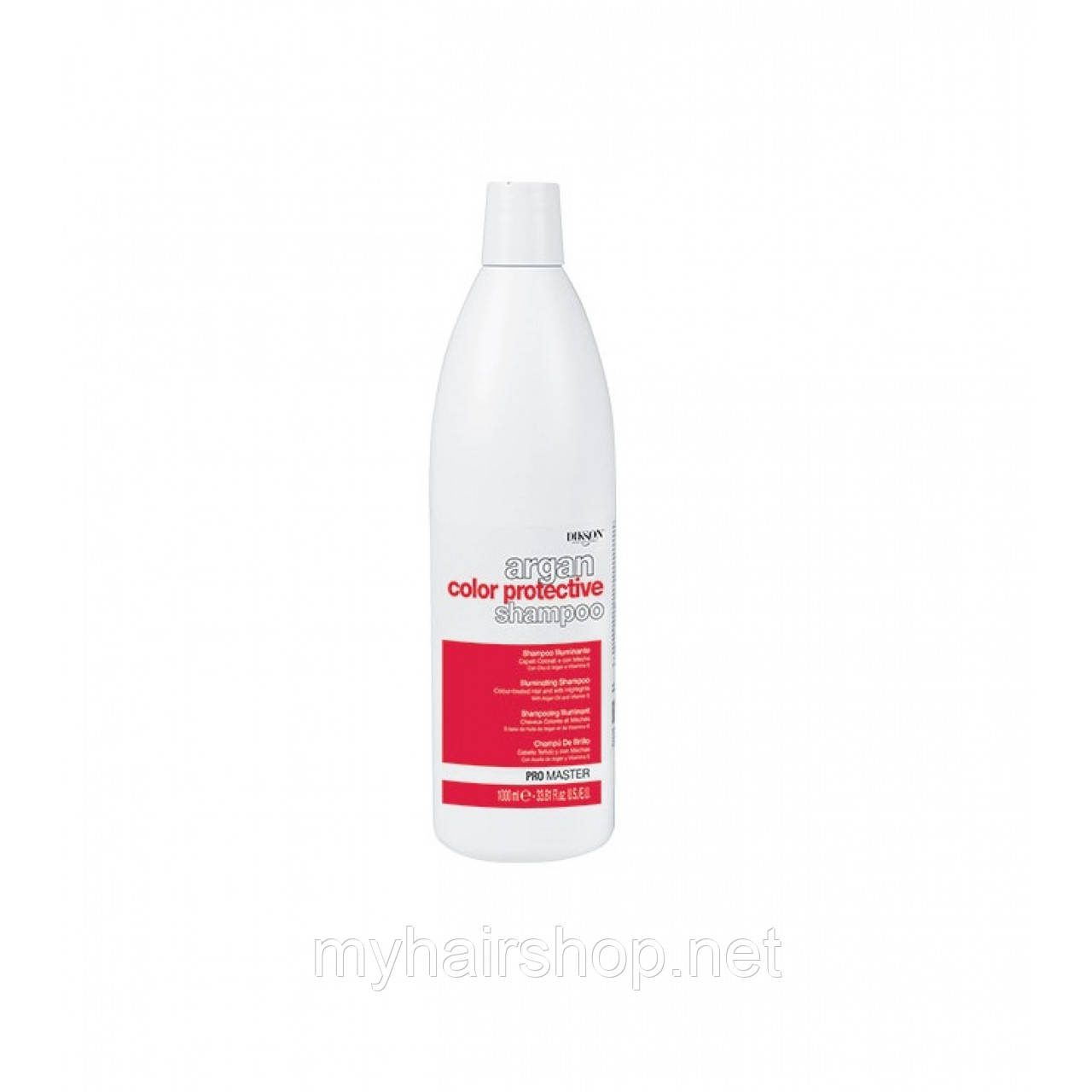 Шампунь для блиску фарбованого волосся Dikson Argan color protective Promaster 1000 мл