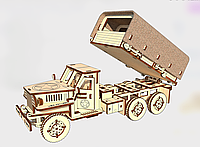 3D Пазл Механический Из Дерева Pazly "Военный Грузовик Studebaker" 176 деталей