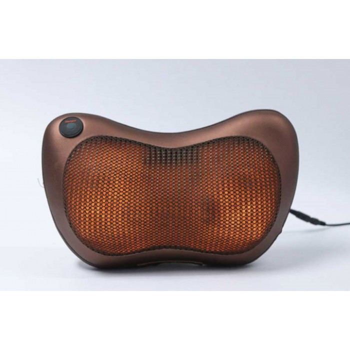 Масажер, масажна подушка для дому та машини Massage pillow CHM-8028 (8 роликів)
