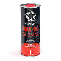 Трансмісійна олива Verylube 80W-90 GL 3/4/5 жестебанка 1 л