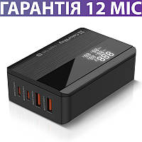 Зарядний пристрій 65W ColorWay 2 x USB + 2 x Type-C, швидка зарядка Power Delivery та Quick Charge