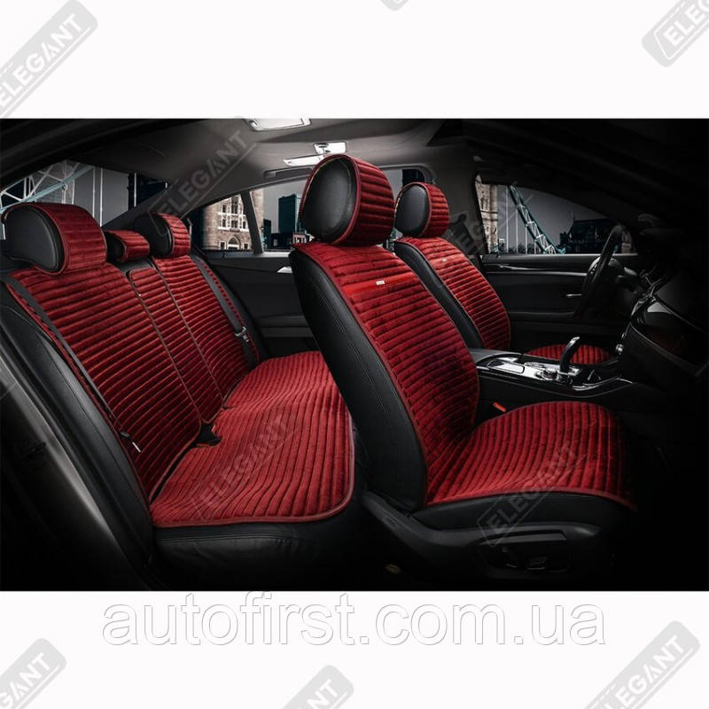 Накидки на автомобільні сидіння Elegant Maxi NAPOLI червоні комплект
