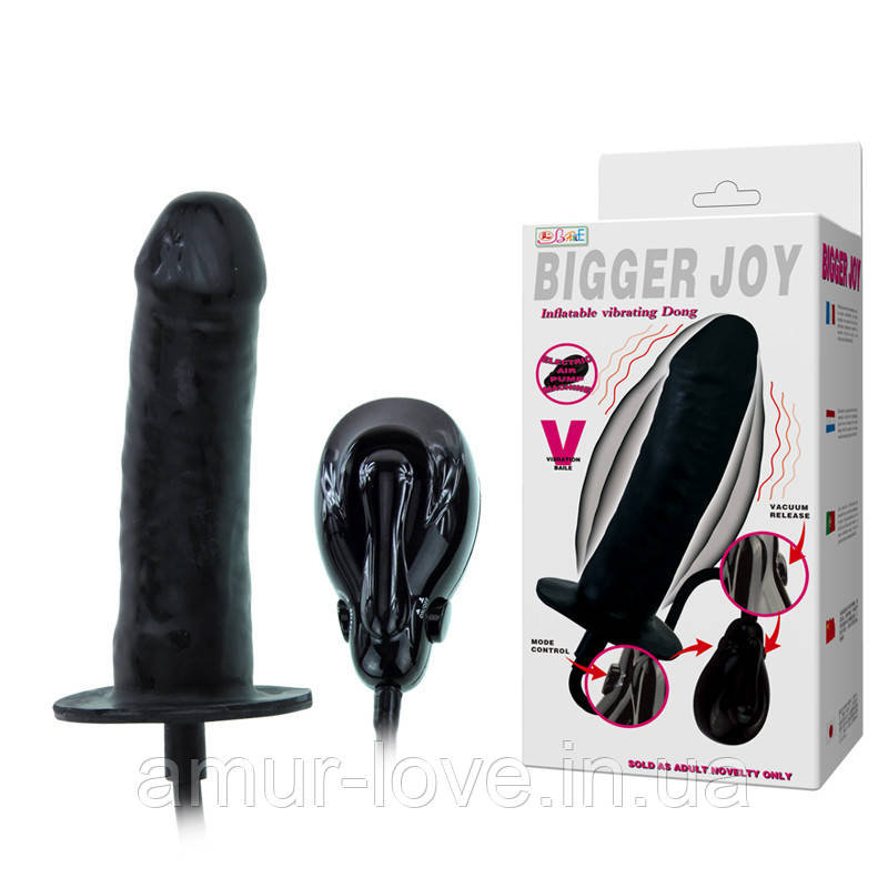 Фалоїмітатор Bigger Joy Inflateable Vibrating Dong