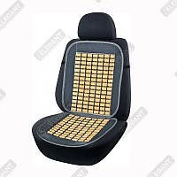 Накидка бамбуковая для автомобильного сидения Elegant Maxi cерая 44х94 см