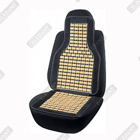 Накидка бамбукова для автомобільного сидіння Elegant Maxi чорна 45х108 см