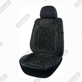 Накидка дерев'яна для автомобільного сидіння Elegant Maxi чорна 47х100 см