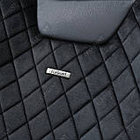 3D чохли на автомобільні сидіння Elegant TORINO чорні комплект, фото 2