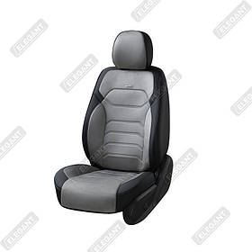 3D чохли на автомобільні сидіння Elegant VERONA сірі комплект