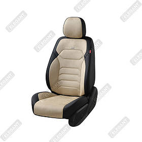 5D чохли на автомобільні сидіння Elegant VERONA бежеві комплект