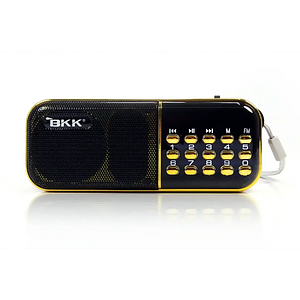 Радіоприймач з FM USB MicroSD BKK B837 радіо на акумуляторі 18650